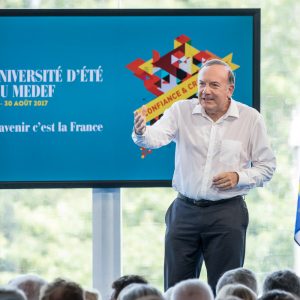 UNIVERSITÉ D’ÉTÉ MEDEF - Pierre Gattaz - © Vincent Kriéger