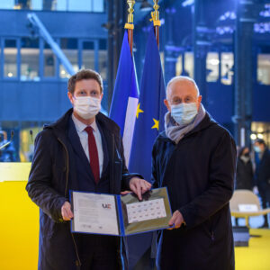 Inauguration LA POSTE - Clément Beaune et Philippe Wahl