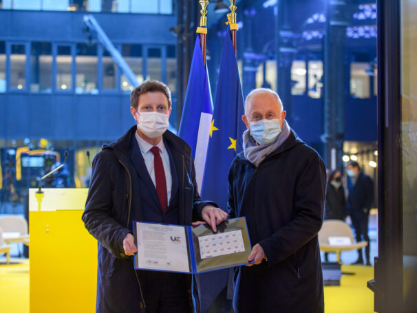 Inauguration LA POSTE - Clément Beaune et Philippe Wahl