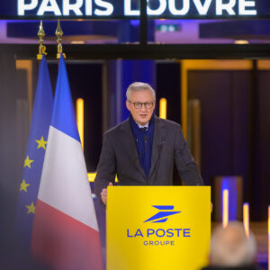 Inauguration LA POSTE - Bruno Lemaire