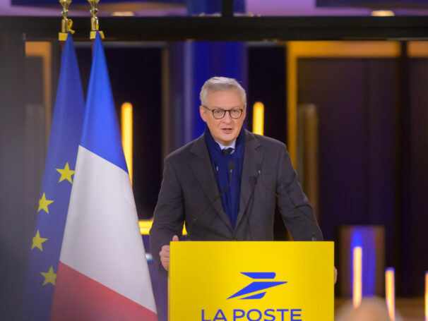 Inauguration LA POSTE - Bruno Lemaire